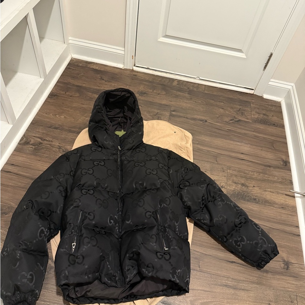Gucci Black Bomber Jacket 100% Authentic